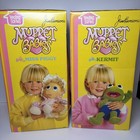 1983 Hasbro Softies Baby Kermit The Frog   Miss Piggy Muppet Babies Plush New
