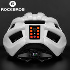 Rockbros Cycling Helmet With Light Bikcycle Ultralight Helmet Warn Rearlight Usb