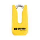 Oxford Monster Motorcycle Motorbike Disc Lock Shackle Thatcham Hi-vis Yellow New