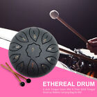 Rain Drum For Outside Garden  Steel Tongue Drum Rain Chime  11 Note 6 Inch Drum