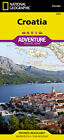 National Geographic Croatia Europe Adventure Travel Road Map 3324