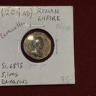 Caracalla  Ancient Roman Silver Denarius  Coin   Ad 198-217 