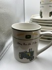 John Deere Amber Waves 16 Pc Dinnerware Set Gibson Service For 4 Plates bowls
