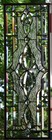 Stained Glass Transom Window Hanging Panel  28 3 4 X 10 3 4  Incl Hooks