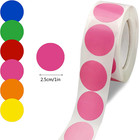 3000 Pieces 1 Inch Round Removable Color-code Dot Stickers Circle Dots Stickers