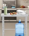 18  X 36  Stainless Steel Kitchen Work Table Commercial Kitchen Restaurant Table