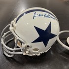 4 Dallas Cowboys Bill Howton Eddie Lebaron Signed Mini Helmet Autographed Hof
