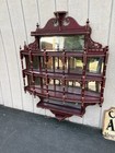 66842 Custom Hand Painted Victorian Whatnot Curio Wall Shelf