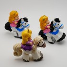 Fisher-price Little People Klip Klop Disney Princess Lot Of 3 Rapunzel Aurora