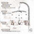 Baby Crib Mobile - Elephant Crib Mobile For Girls With 28 Inches Mobile Arm A   
