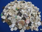 Over 3 Pounds Antique Vintage Lot Mother Of Pearl Buttons Shell  Mop Sets