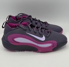 Nike Isofly Gs Basketball Shoes Kids Size 6y Dark Raisin Hydrangeas Fn4384-500