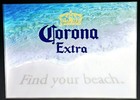Corona Extra Led Sign Moving Waves  Shows -find Your Beach- Message In Sand-rare