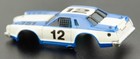 Vintage Aurora Afx Ford Thunderbird Stocker Blue   White Ho Scale Slot Car Body