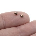 Antique Copper 4mm Scalloped Bead Caps  20-pack Original Design Jewelry Making