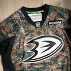 Reebok Nhl Anaheim Ducks Hockey Jersey Camo Green Brown Black Adult Xl