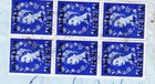 Bahrain Sg 81 block Of 6 -bahrain 22 sp 56-commercial Air Mail To