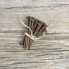 Two Dozen  24  Old Hand Cut 2 5    Square Head Nails  Rusty  19th Century