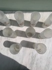 Vintage White Rock Soda Glass Libbey Gold Fairy Nymph 1950s Tumblers