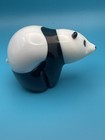 Adorable Signed Orient   Flume Panda Art Glass Paperweight