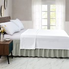 Elastic Dust Bed Ruffled Skirt Wrap Ruffle Around Bed Dressing Easy Fit 15 drop