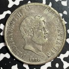 1854 Italy Naples   Sicily 120 Grani Lot jm8816 Large Silver Coin 