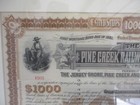 Pine Creek Railway Co  1885 First Mortgage Bond Signed By William K Vanderbilt
