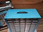 Vintage New Old Stock 50 Drawer Metal Akro-mills Small Parts Storage Cabinet