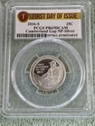 2016-s Pcgs Proof Silver Quarter Set 5 Coin Lot