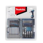 Makita B-55697 43pcs Color Coded Screwdriver Bit Set 12v Hex Torx Ph Pz Magnetic