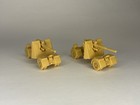2 Pack - Ho Scale - Flak 88 Artillery Gun Mobil - Brown - 1 87 Scale Mini Model