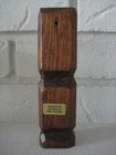 Vintage 1980 s Small Wooden Carved New Zealand Maori Tiki Statue-new unused