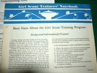 Vintage Girl Scout - Two 1946 Trainers  Notebooks