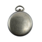 Antique 16 Size Emperor Open Face Pocket Watch Case Chrome Platedengraved Usa