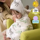 Momcozy Best Wishes Baby Towel With Hooded-original Design Baby Towel Set -s   