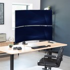 Vivo Dual Ultrawide Monitor Extra Tall Desk Mount For Computer Screens To 49 