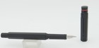 Rotring Newton Matte Black Fountain Pen - Medium Nib - Mint New In Box - C  1996