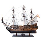 San Felipe Medium 28 Inches Ship Model Handmade Wooden Ship Fully Assembled