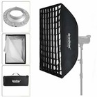 Us 2x Godox 60x90cm Bowens Grid Softbox For Studio Strobe Head Monolight Flash