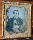 Ambrotype Photo Lot California Estate Civil War Soldier Gold Miner 1860s Stamp