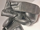 Sanabul Essential Gel Boxing Gloves 16 Oz All Black Mma Kickboxing Sparring