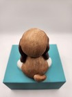 Russ Ceramic Dog Figurine Non Breed Specific Holding Red Heart  i Love You 