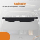 Retractable Cargo Cover For Jeep Grand Cherokee 2011-2021 6fw02hl1ac 1gh14hl1ae