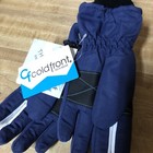 3m Girls Ski Gloves Waterproof Blue navy Color Size 4-6x Brand New