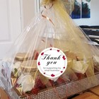 200 Pcs Thank You Labels  1 5 Inch Red Heart Pattern Thank You Stickers For 