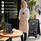 Bihait A-frame Chalkboard Sign 16 X 32 Double-sided Sandwich Board 8x12 Mini