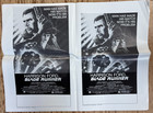 Rare 1982  blade Runner  Original Movie Ad Slicks - 8 Pages  - Harrison Ford