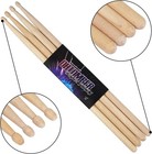Drum Sticks  2 Pair 5a Maple Drumsticks - Made Of Hard Maple Wood