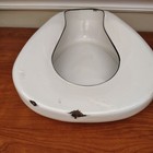 Vintage Queen Columbian Made Porcelain Enamel Bed Pan Hospital Medical Decor