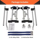 18-30 Inch Drywall Stilts Aluminum Tool Stilt For Painting Painter Taping Silver